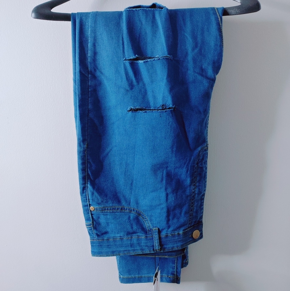 Stretch sliced Jeggings